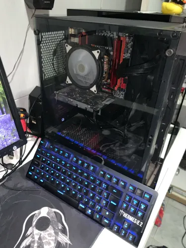 Pc GAMER GTX 1650 GDDR6 + Teclado Mecânico