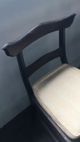 Cadeiras Calça Botas Baixa em Jacarandá Maciço, Antiguidade, Aceito Ofertas.