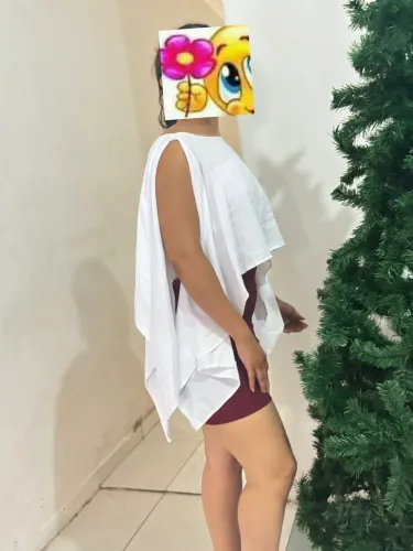 Conjunto bata + top tecido duna(inspiração natal)