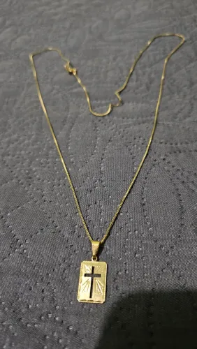 Corrente Veneziana Masculina - banhada a Ouro