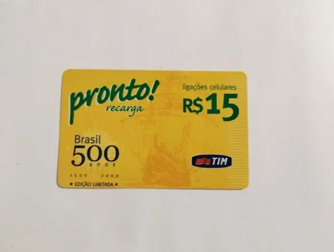 Cartão Telefônico:  Brasil 500 anos