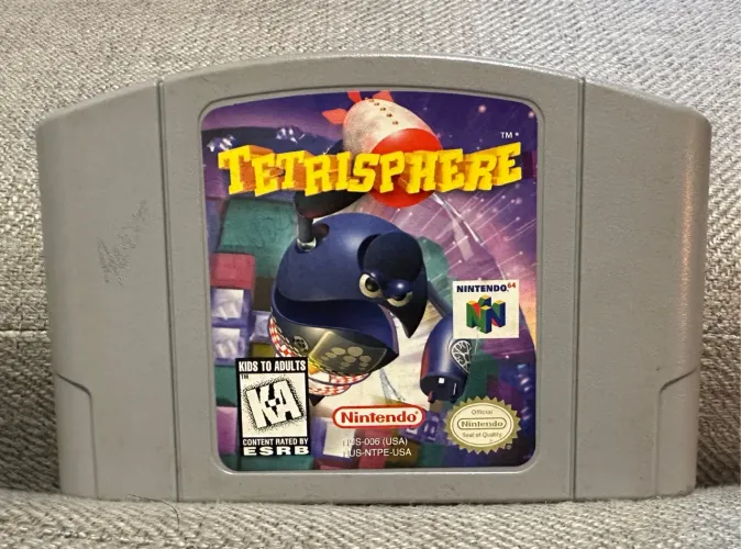 TETRISPHERE - Jogo - Fita - NINTENDO 64 Videogame - N64