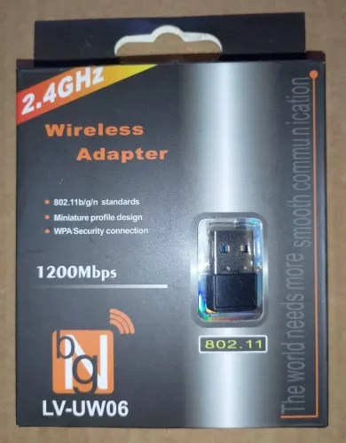 Adaptador Usb Wi-Fi Wireless Com e Sem Antena 2.4 Ghz 1200Mpbs