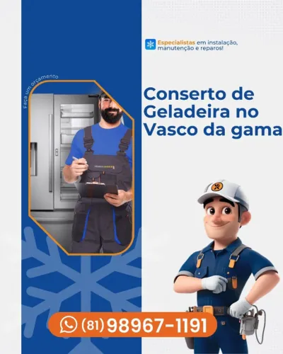 Conserto de Geladeira no Vasco da Gama - Conserto de Refrigerador 