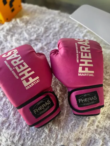 Luvas de Boxe Fheras - Rosa