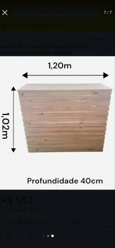 Balcão de Palet nunca usado.