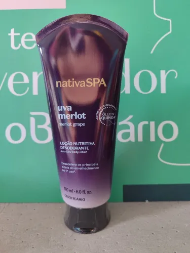 Loção Nutritiva Desodorante Uva Merlot Nativa SPA 180ml