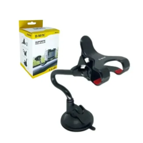 Suporte De Celular Ventosa Veicular - Presilha para Painel Carro B-Max BMG-06 Loja Coimbra