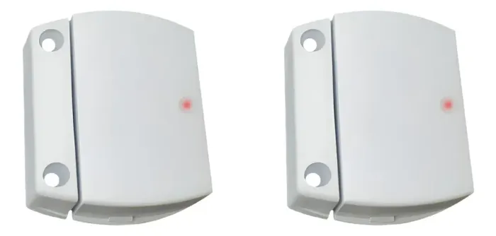 Kit 2 Sensores magnéticos sem fio ECP Intruder 433,92mhz + bateria (novos)