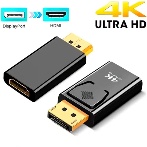 Adaptador Displayport Para HDMI Conversor 4k 60hz PC Placa de Vídeo
