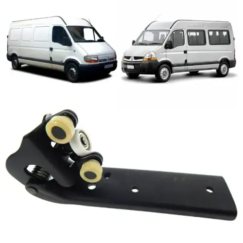 CARRINHO GUIA DO MEIO DA PORTA CENTRAL RENAULT MASTER 2002 Á 2013