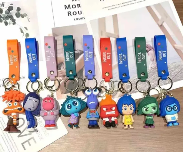 CHAVEIROS 3D DIVERTIDAMENTE 15,00 cada .Anseidade, Raiva, Medo , Alegria, Inveja ...