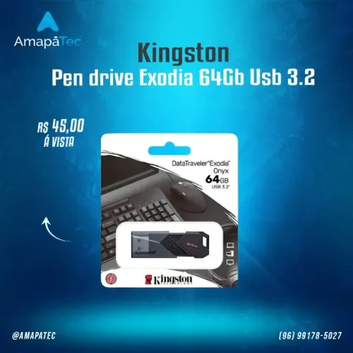 Pen Drive 64GB Kingston DataTraveler