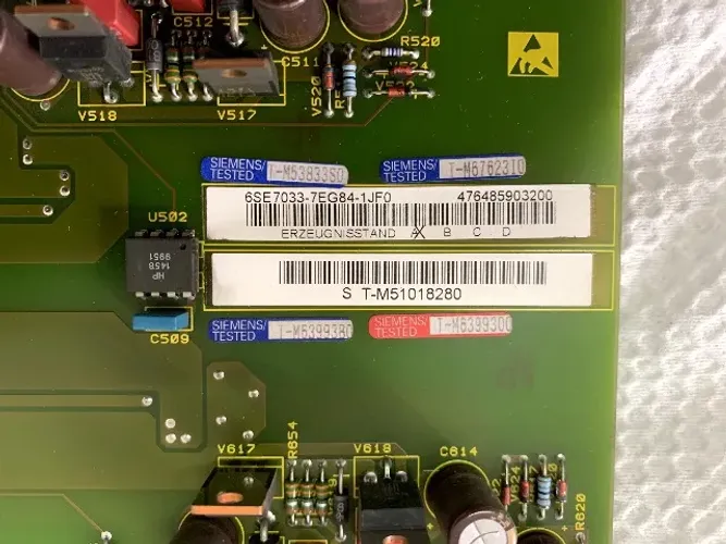 Placa Siemens IGD 6SE7033