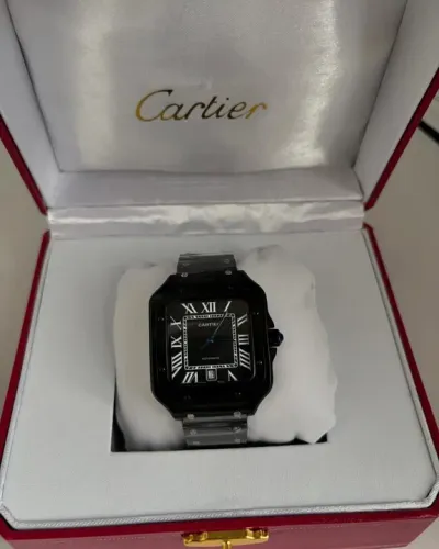 Relógio Cartier Santos All Black Automático