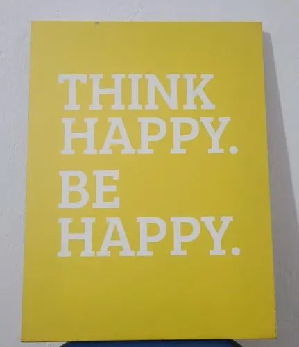 Quadro amarelo Decorativo, bonito, original, design moderno