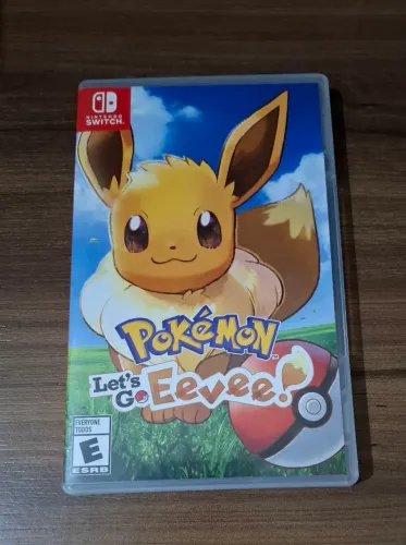 Pokemon Lets Go Eevee Nintendo Switch com Capa