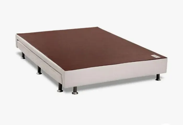 Base cama box casal padrão ortobom c/ cama auxiliar 