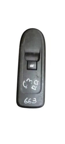 Botão Vidro Elétrico Direito Dianteiro Citroen C3 2013 N663