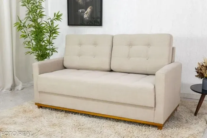 Sofá 3 lugares Living Áustria 1.70m- Produto Novo Entrega Rápida
