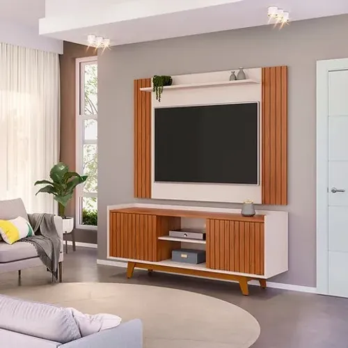 Conjunto Rack Flat e Painel Trend para TV até 60' - Entrega/Montagem grátis para Fortaleza