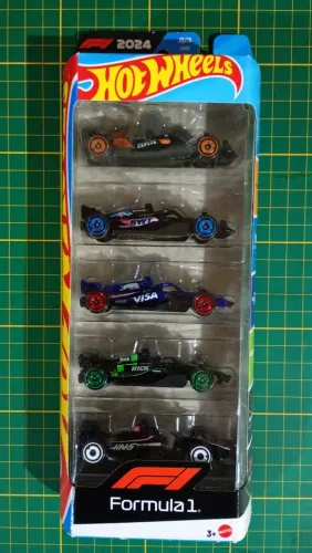 Hot Wheels - Pack F1 2024 com 5 minis