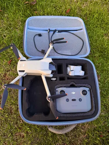 DRONE DJI MINI 3 - REGISTRADO ANATEL - APENAS 6 HORAS DE VOO