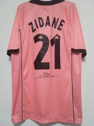 Camisa Juventus Edição Especial Centenário Clube #21 Zidane Autografada Certificada