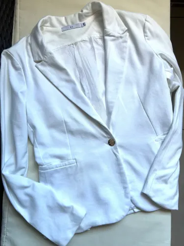 Blazer feminino off white Mx