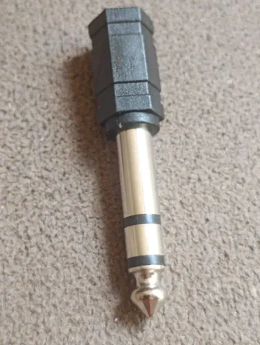 Conector P2 Para P10 Macho Estéreo - Novo 