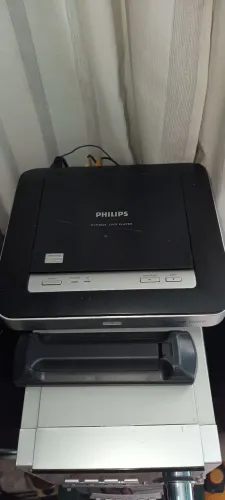 APARELHO DE DVD PHILIPS DVP4960 COM CONTROLE REMOTO.