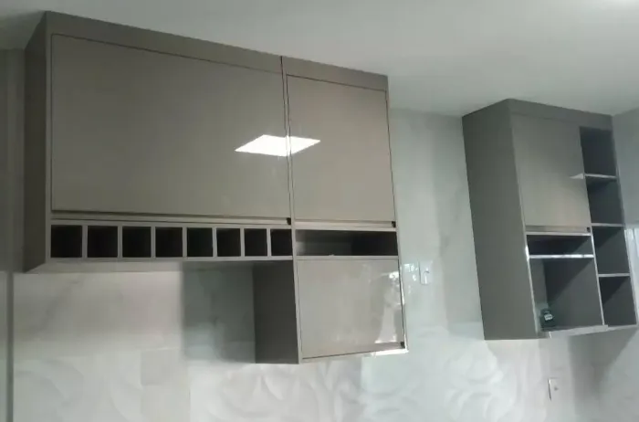 Armário superior de cozinha em mdf