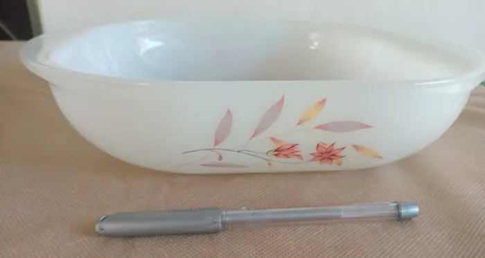 Travessa opaline oval antiga - LER ANÚNCIO