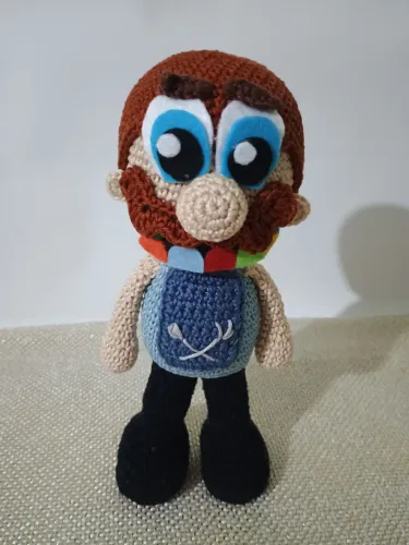 Boneco José Comilão Amigurumi - Feito à Mão