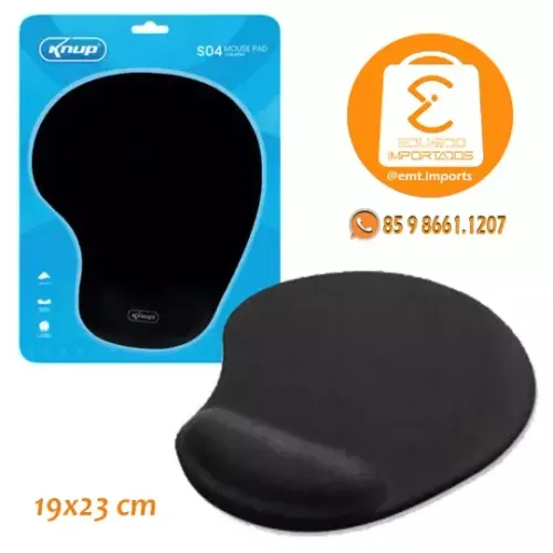 Mouse Pad Com Apoio de Pulso Knup KP-S04
