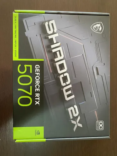 Placa de Vídeo Nvidia GeForce Rtx 5070 12gb msi GDDR7 Shadow 2x Oc