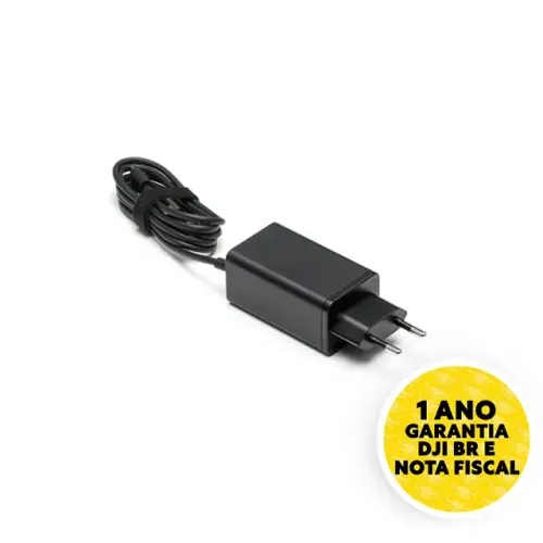 Carregador Original DJI 65W Plug EU / BR ( Lacrado )