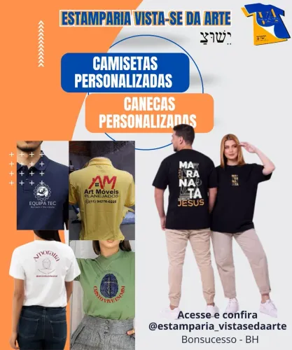 Camisetas, Canecas e Garrafas Personalizadas