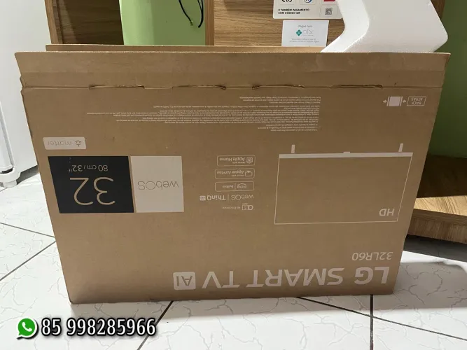 Embalagem para Tv 32 polegadas- caixa