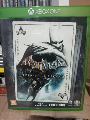 Batman: Return to Arkham asylum e city jogo Xbox One series x game