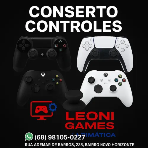 Conserto de controles de vídeo games 