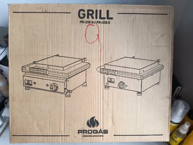 Lote 017 Pressa Grill a Gas PR-350G 220v