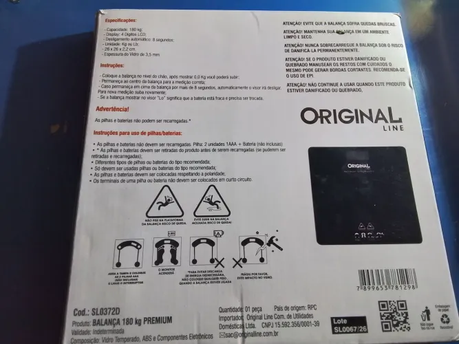 Balança Digital moderna e portátil até 180 kilos