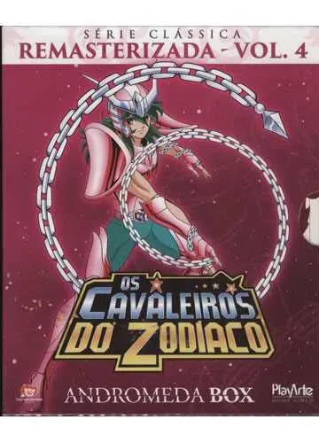 Blu-Ray Os Cavaleiros do Zodíaco - Andrômeda Box - Vol. 4 - 3 Discos + Luva* Digipack