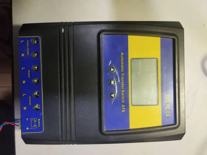 Chave de transferência automática energia solar off grid