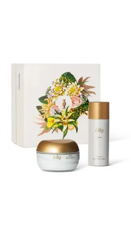 Kit Lily O Boticário body splash é hidratante 