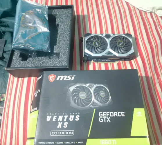 Placa de vídeo GTX 1660 ti msi ( geforce ) tenho a caixa dela!