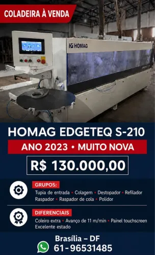 Coladeira Homag Edgeteq S-210