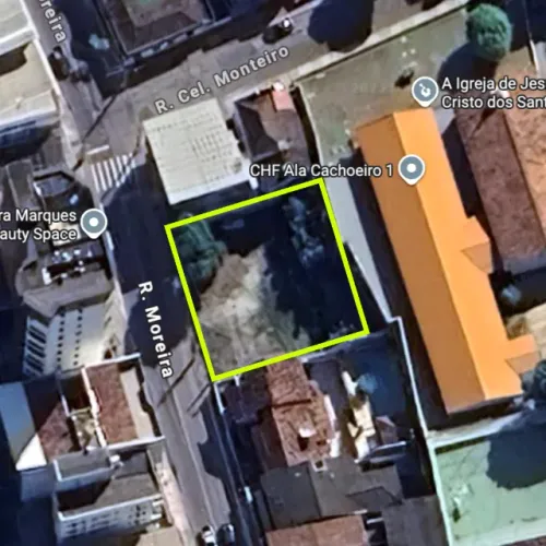 Terreno Plano 554m2 na Rua Moreira a 300m do Centro em Cachoeiro de Itapemirim/ES