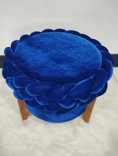 Puffs trançado para decoração